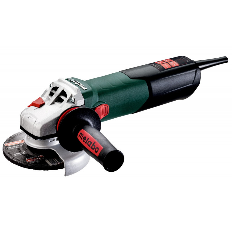 Metabo Angle Grinder 125mm 1550W Safety Clutch VariSpd Soft Start