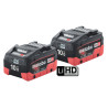 METABO 2X 18 V 10AH LIHD BATTERY TWIN PACK