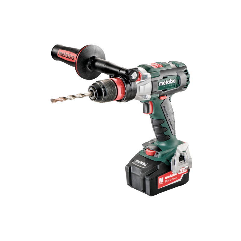 Metabo 18 V BRUSHLESS LTX Class Hammer Drill with Quick-change Chuck & Anti-Kick-Back130 Nm - BARE TOOL